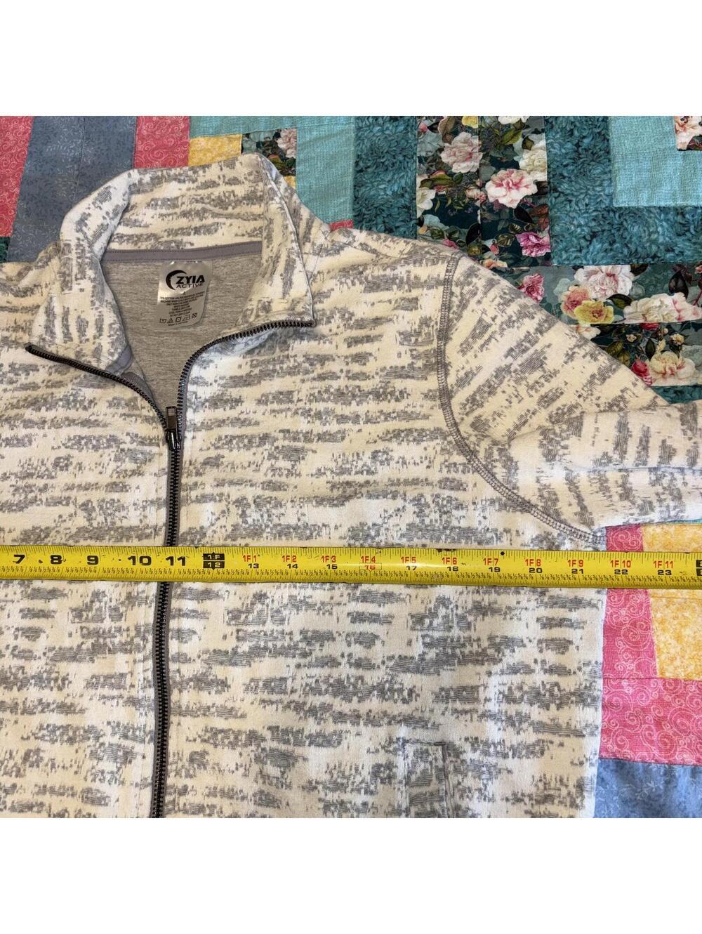 Zyia Active Full Zip Lightweight Woman’s Large Workout Jacket Casual Activewear - Picture 6 of 7